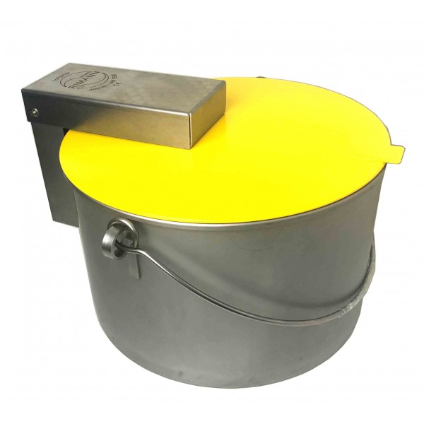 Stainless steel washing (12L) container with safety lid